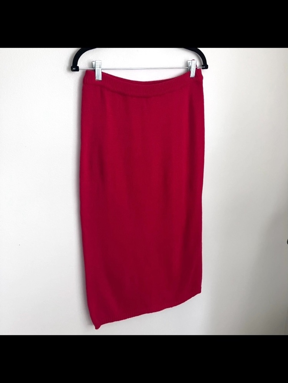 Vintage Knit Pencil Skirt